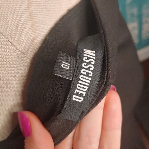 Unique Mesh Panel Detailing Pencil Skirt UK 10 - Picture 4 of 8